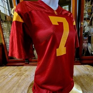 Nike NCAA USC Trojans Women's Home Football Jersey in Cardinal and Gold Size Med